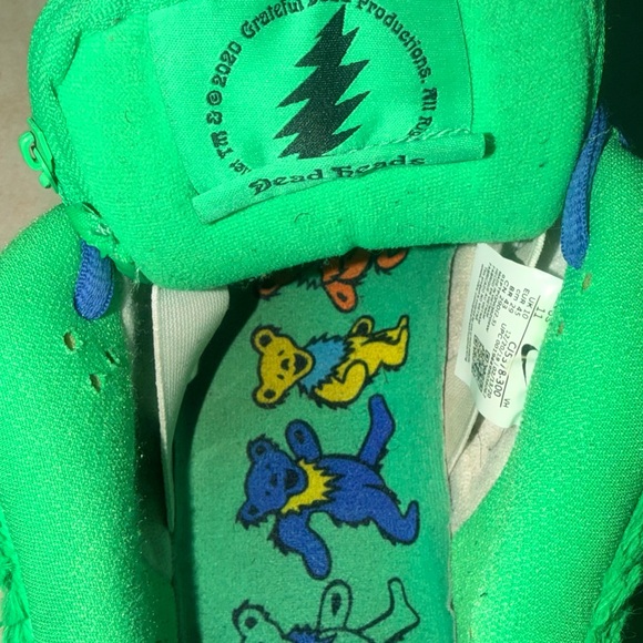 NIKE x Grateful Dead SB Dunk Low "Green Bear" Men’s Size 11 # CJ5378-300 - Picture 8 of 16